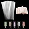 600 Pieces Popsicle Bags and Sticks Set, 300 PCS Disposable Plastic Popsicle Wrappers Clear Ice Cream Bags, 300 PCS Wooden Popsicles Sticks for DIY Making Cakesicle Candy Summer Party Supplies